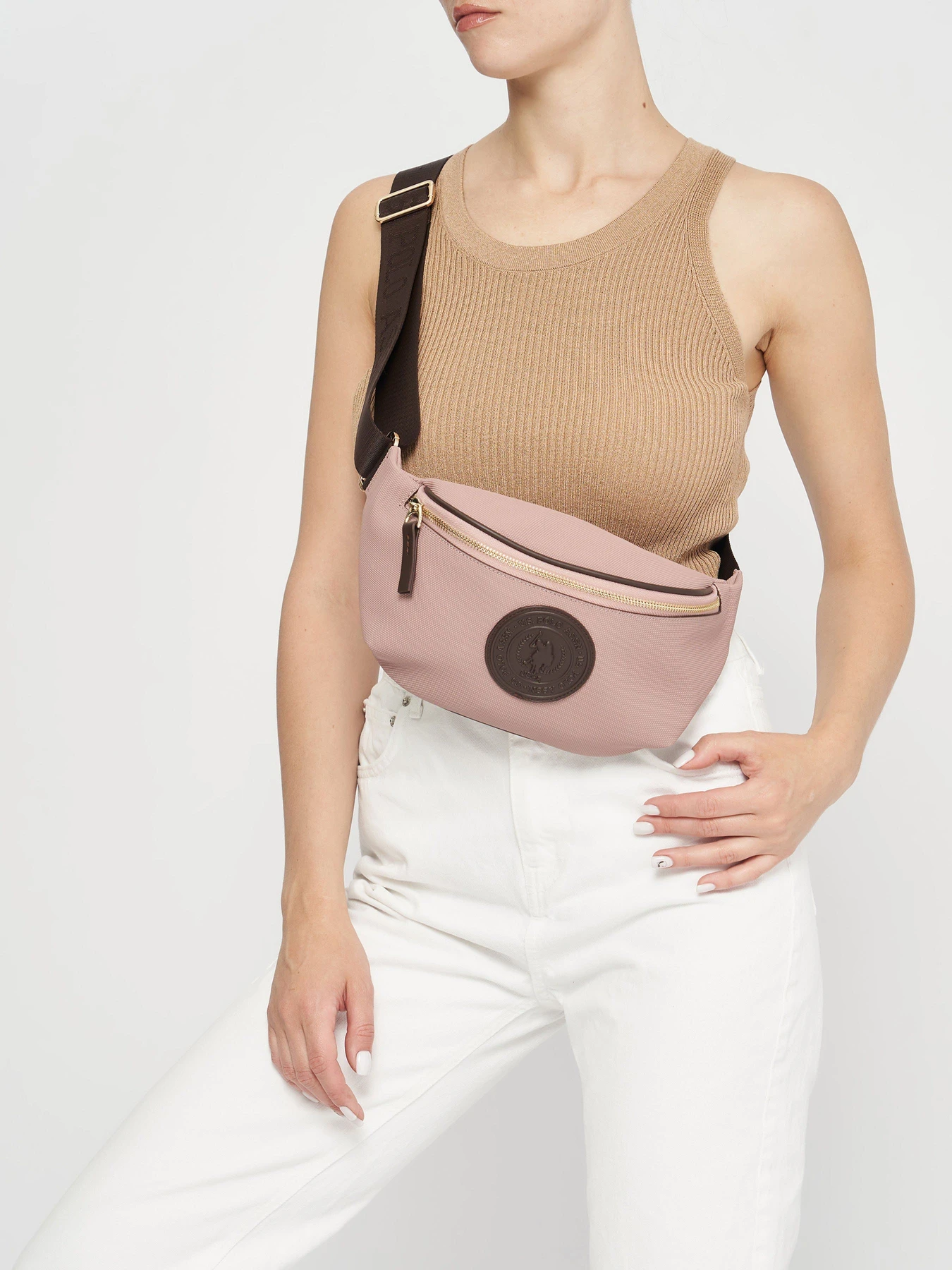 Сумки US Polo модель US21823 LILAC-BROWN Сумки US Polo модель US21823 LILAC-BROWN Фото