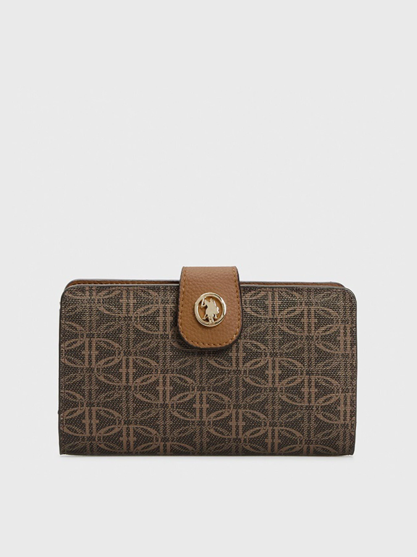 Кошельки US Polo модель USC21884 BROWN-BROWN Фото