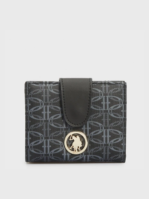 Гаманці US Polo модель USC21892 BLACK-BLACK Фото