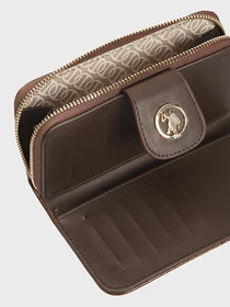 Кошельки US Polo модель USC21893 TAN-BROWN Фото