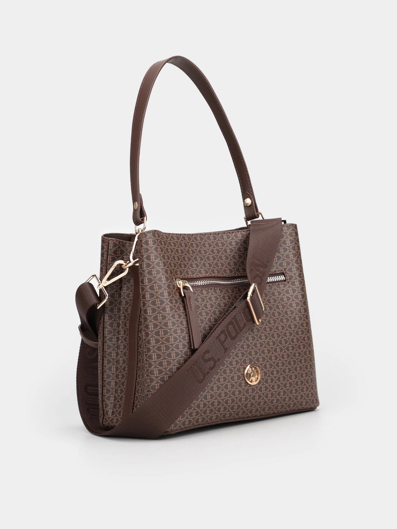 Сумки US Polo модель US8412 BROWN-BROWN Сумки US Polo модель US8412 BROWN-BROWN Фото