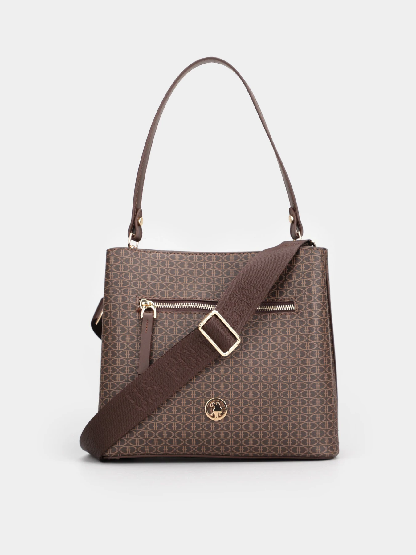 Сумки US Polo модель US8412 BROWN-BROWN Сумки US Polo модель US8412 BROWN-BROWN Фото
