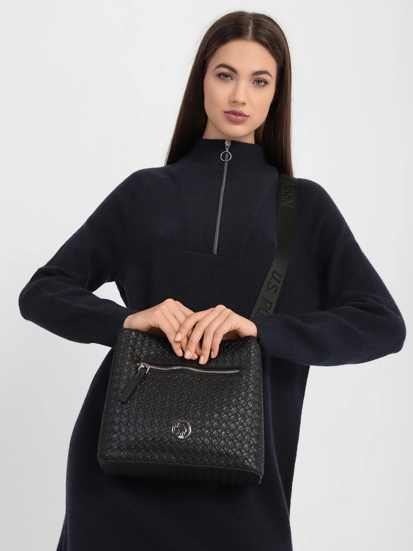Сумки US Polo модель US8414 BLACK-BLACK Сумки US Polo модель US8414 BLACK-BLACK Фото
