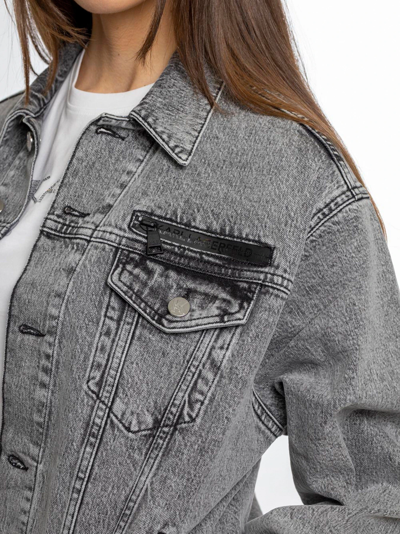 Куртки и дубленки Karl Lagerfeld модель 211W1421_D14 Куртки и дубленки Karl Lagerfeld модель 211W1421_D14 Фото