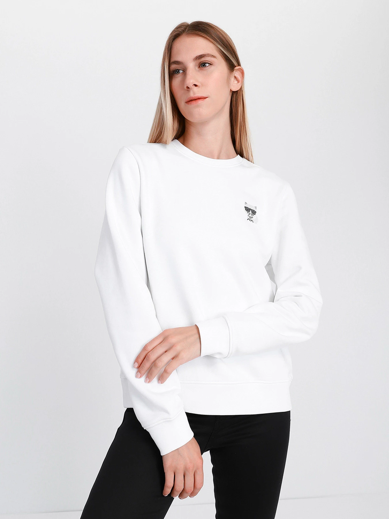 Худи и свитшоты Karl Lagerfeld модель 216W1830_100 Худи и свитшоты Karl Lagerfeld модель 216W1830_100 Фото