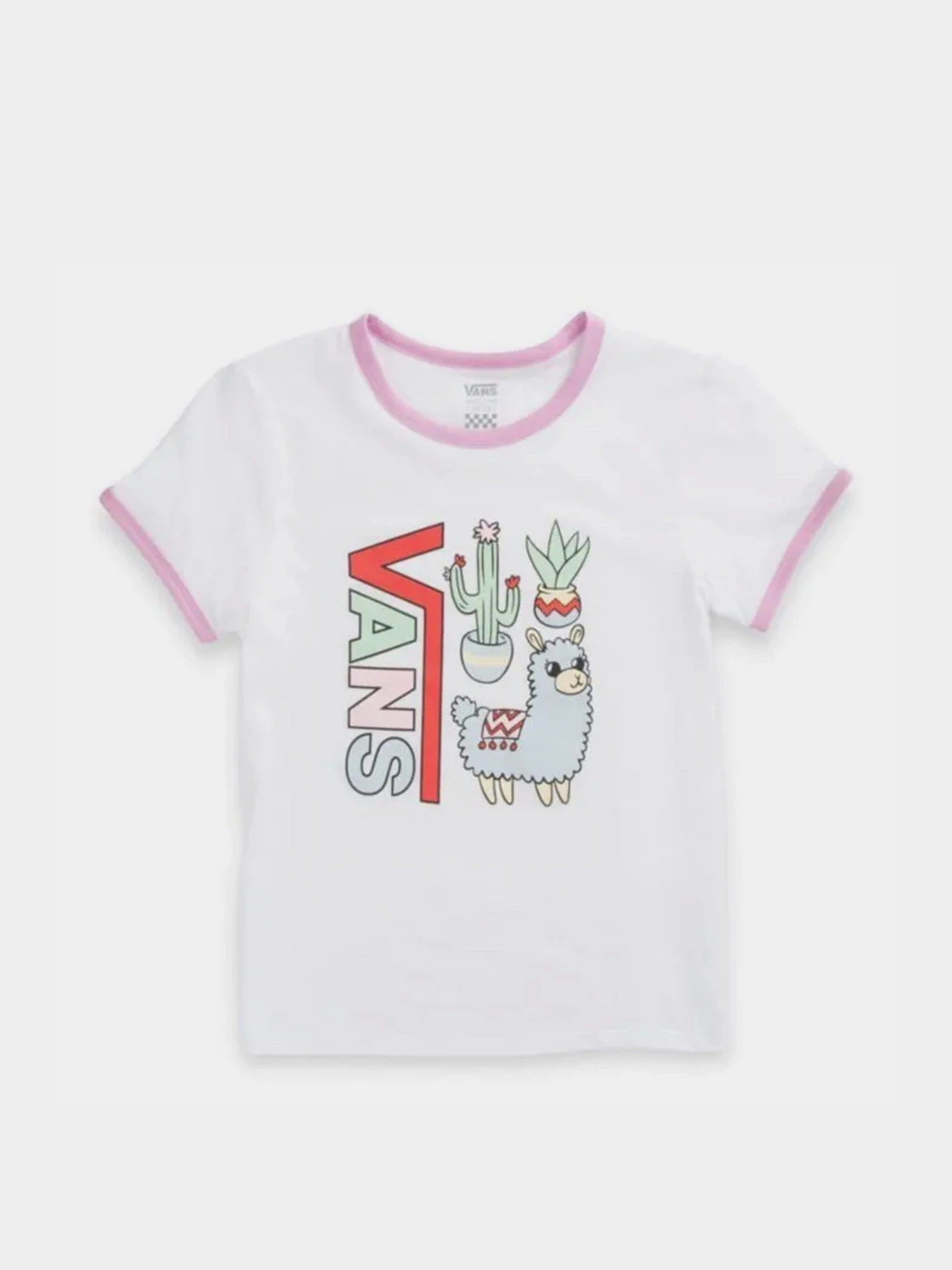 Футболки и поло Vans LLAMA LOVER модель VN0A53QQZFL1 Футболки и поло Vans LLAMA LOVER модель VN0A53QQZFL1 Фото