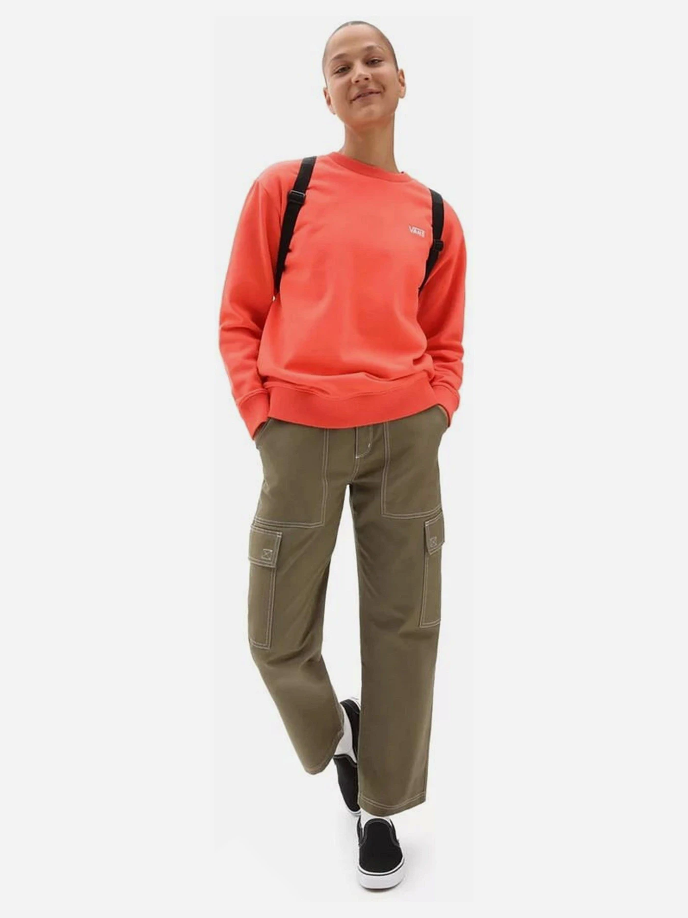 Худі та світшоти Vans Flying V Boyfriend FT Crew модель VN0A5AQ1LM31 Худі та світшоти Vans Flying V Boyfriend FT Crew модель VN0A5AQ1LM31 Фото