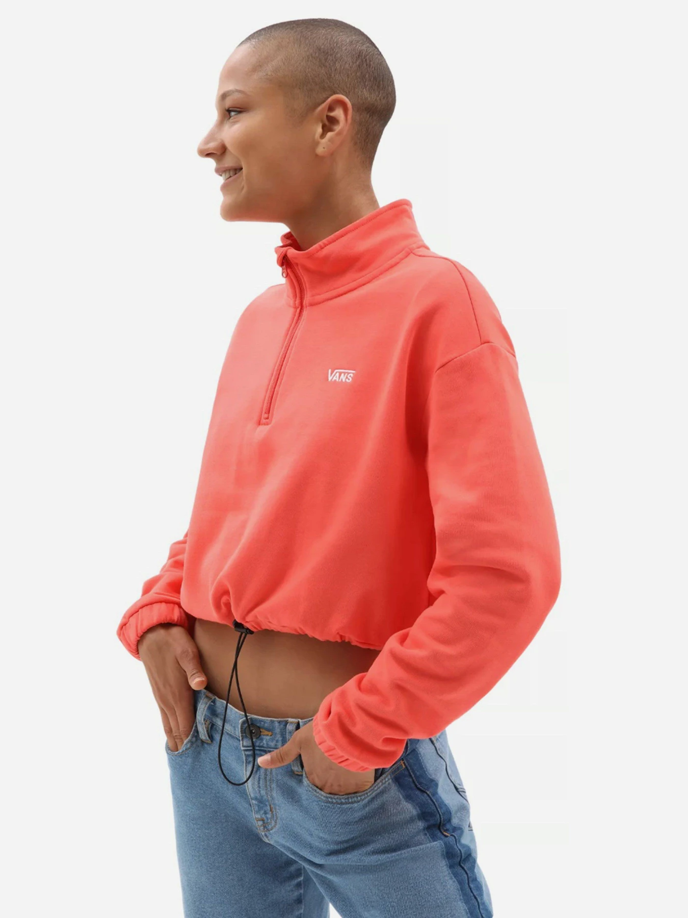 Худі та світшоти Vans Left Chest Half Zip модель VN0A4R97LM31 Худі та світшоти Vans Left Chest Half Zip модель VN0A4R97LM31 Фото