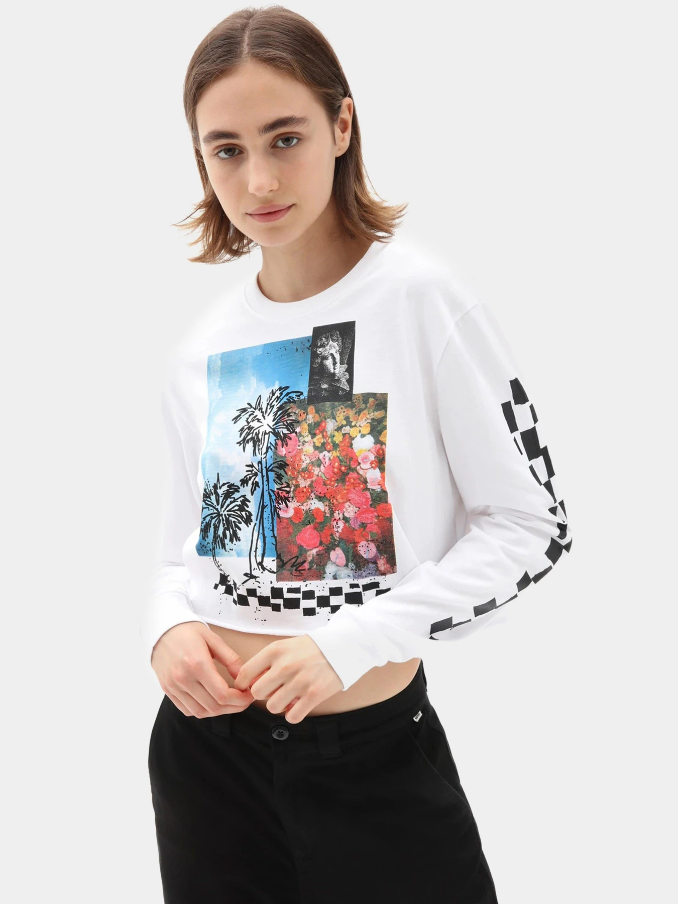 Худі та світшоти Vans SEARCH PARTY модель VN0A5AS3WHT1 Худі та світшоти Vans SEARCH PARTY модель VN0A5AS3WHT1 Фото