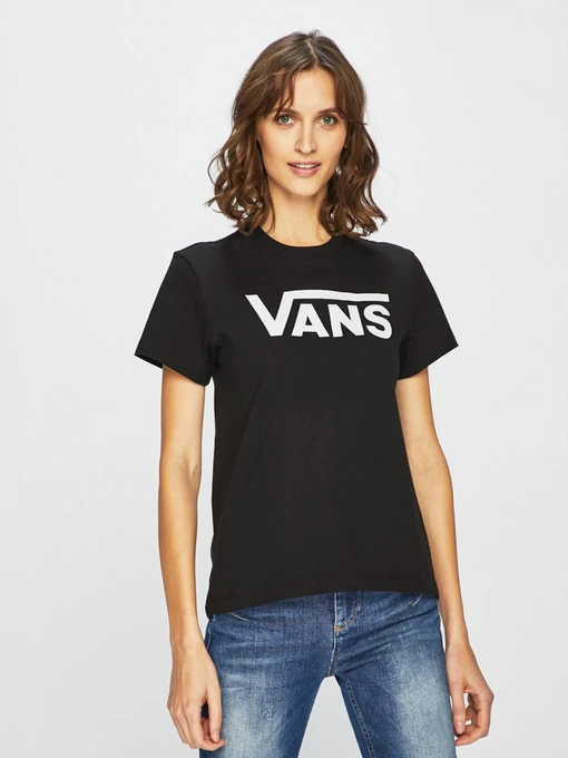 Футболки і поло Vans Flying V Crew модель VN0A3UP4BLK1 Фото