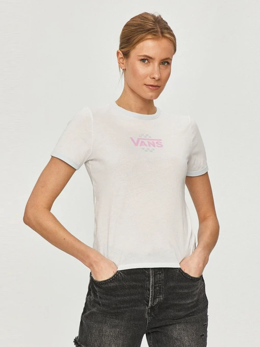 Футболки и поло Vans VANS SUMMER SCHOOLER RINGER модель VN0A53Q5ZFJ1 Фото