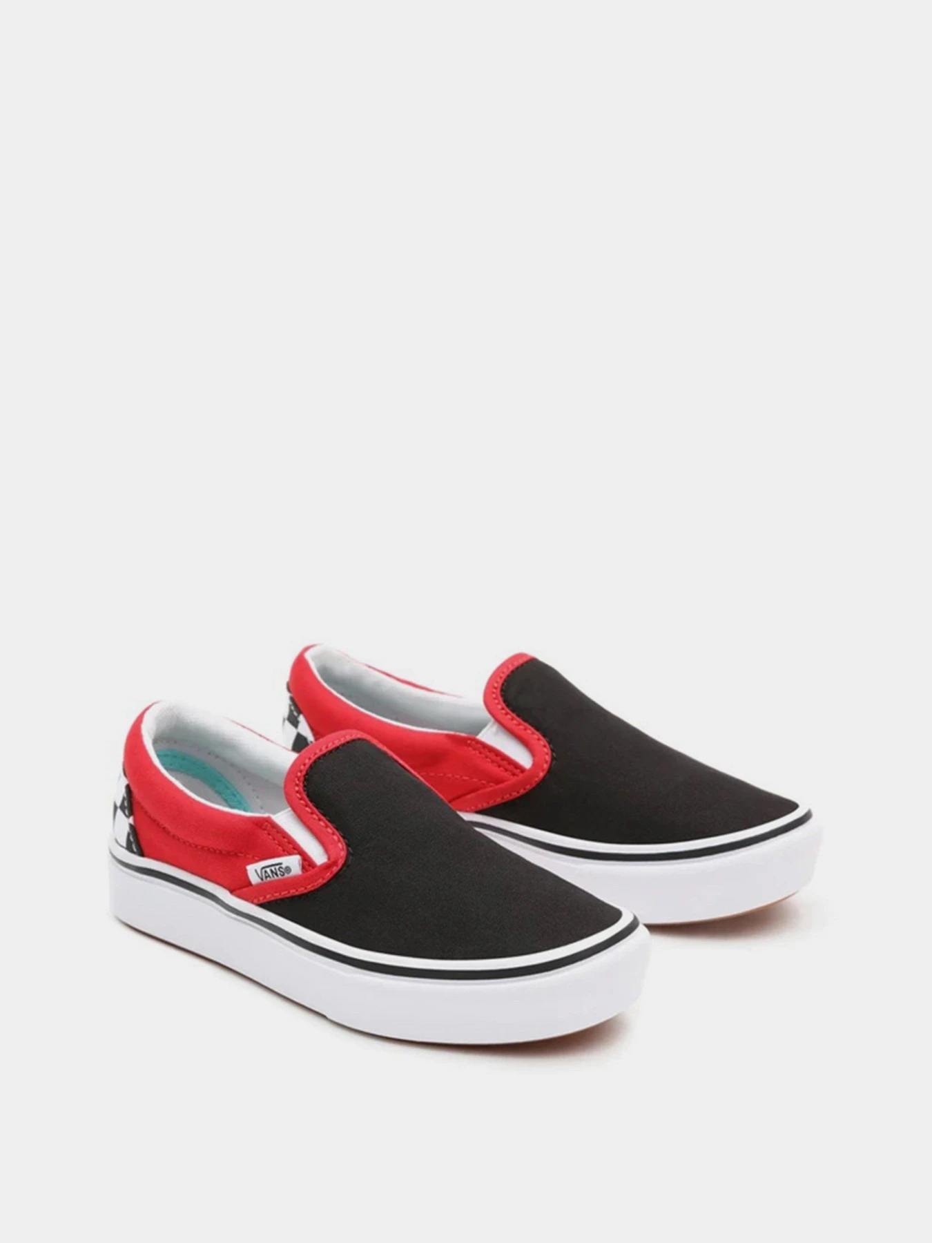 Слипоны и мокасины Vans Big Check ComfyCush модель VN0A4UUB35U1 Фото