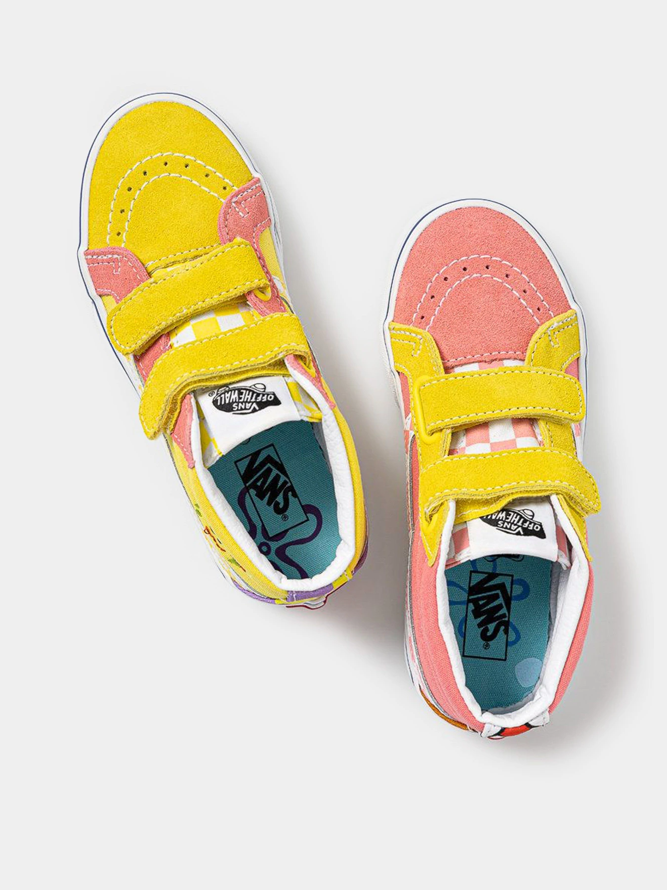 Кеди Vans X SpongeBob Kids Sk8-Mid Reissue модель VN00018T9ES1 Кеди Vans X SpongeBob Kids Sk8-Mid Reissue модель VN00018T9ES1 Фото