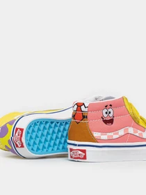Кеди Vans X SpongeBob Kids Sk8-Mid Reissue модель VN00018T9ES1 Фото