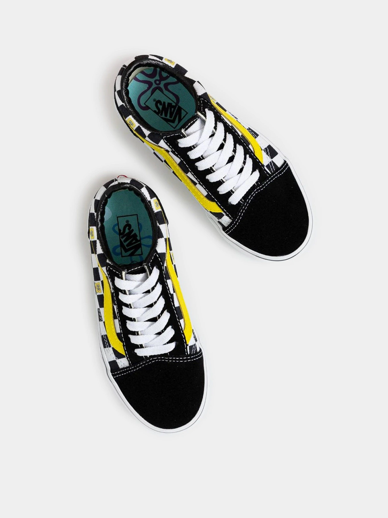 Кеди Vans X SpongeBob Kids Old Skool модель VN000W9T9EK1 Кеди Vans X SpongeBob Kids Old Skool модель VN000W9T9EK1 Фото