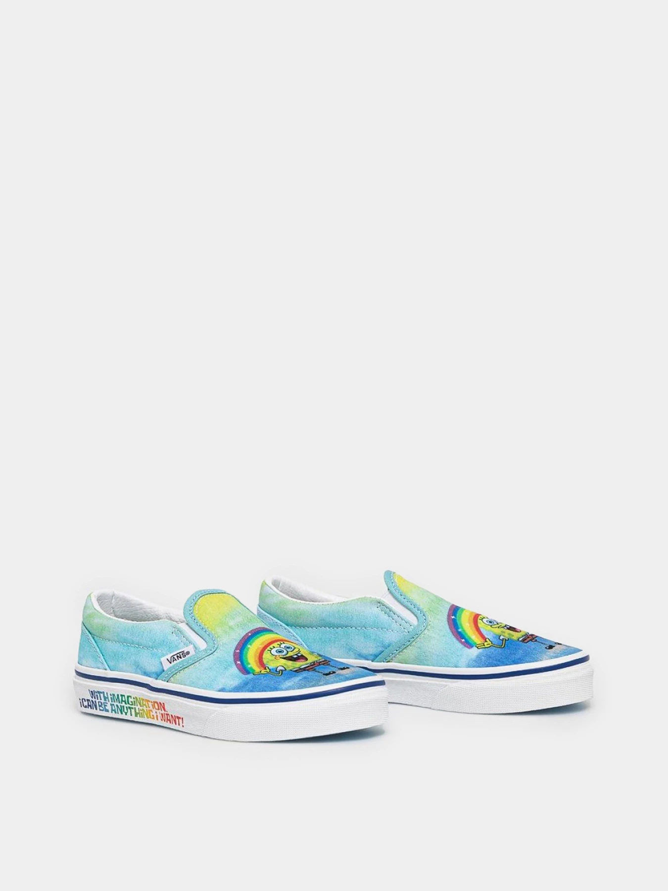 Слипоны и мокасины Vans X SpongeBob модель VN0A5KXMZAW1 Фото