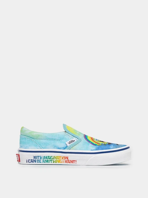 Слипоны и мокасины Vans X SpongeBob модель VN0A5KXMZAW1 Фото