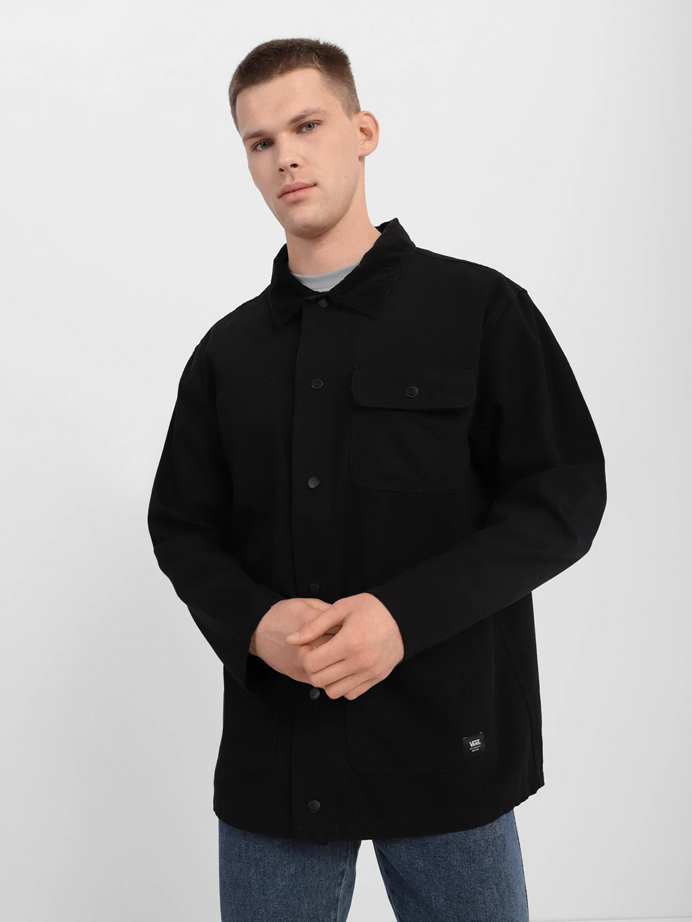 Куртки и дубленки Vans Drill Chore модель VN0A3WF1BLK1 Фото