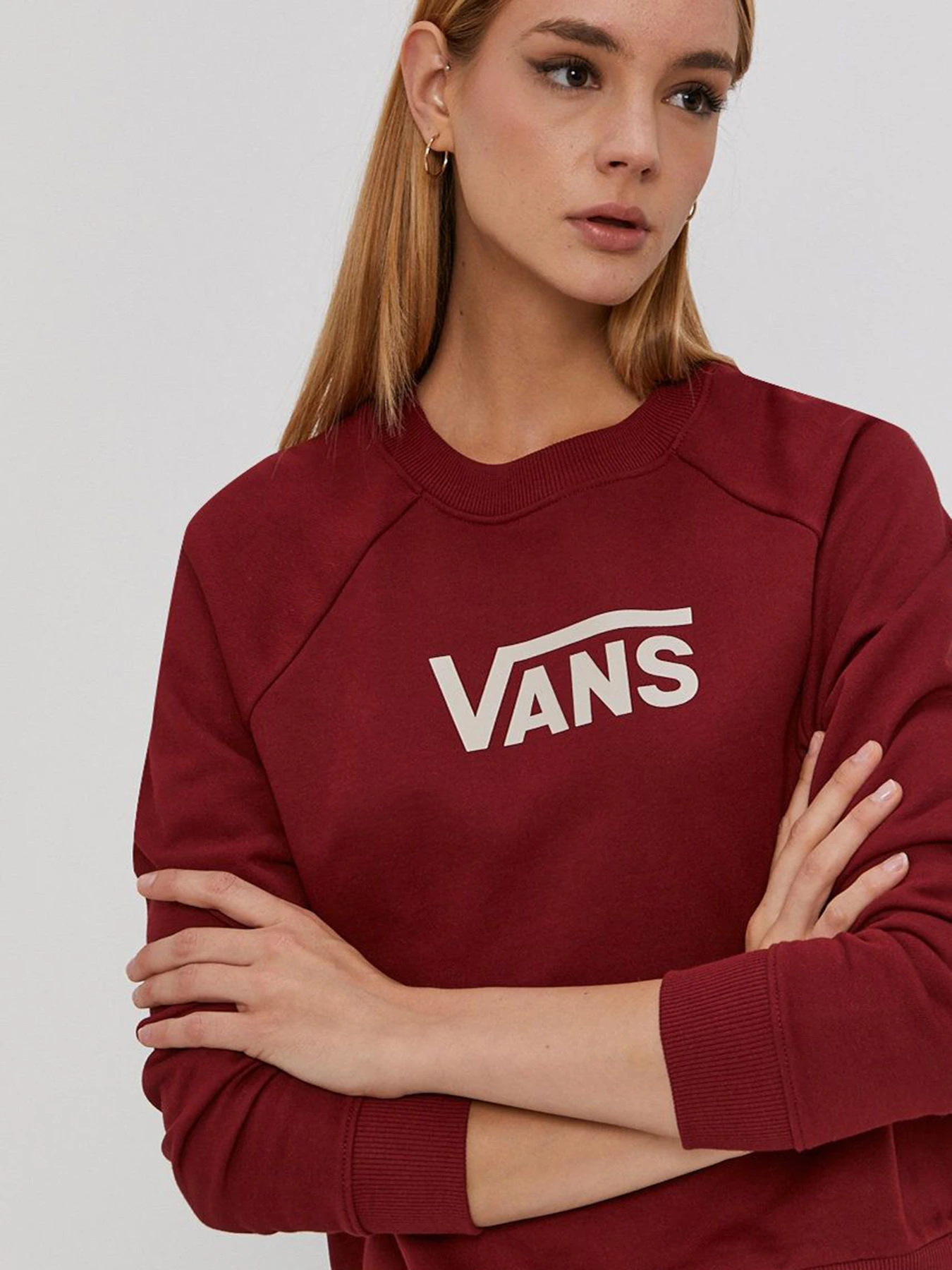 Худі та світшоти Vans Flying V Ft Boxy Crew модель VN0A47THZBS1 Худі та світшоти Vans Flying V Ft Boxy Crew модель VN0A47THZBS1 Фото