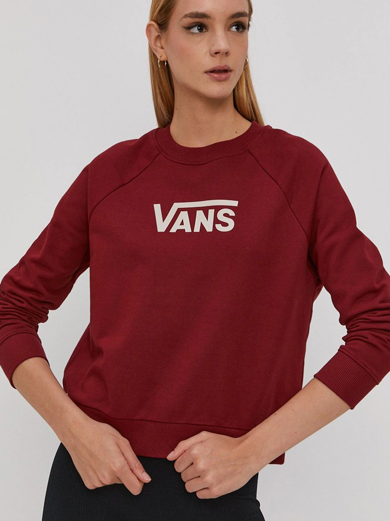 Худі та світшоти Vans Flying V Ft Boxy Crew модель VN0A47THZBS1 Худі та світшоти Vans Flying V Ft Boxy Crew модель VN0A47THZBS1 Фото