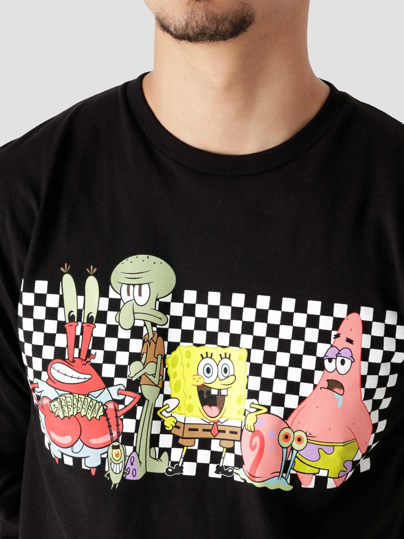 Худи и свитшоты Vans x SpongeBob Characters LS модель VN0A5KCSZAT1 Фото