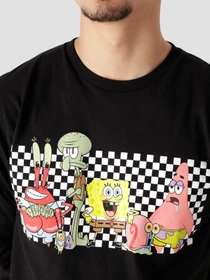 Худи и свитшоты Vans x SpongeBob Characters LS модель VN0A5KCSZAT1 Фото