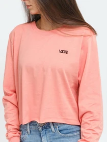 Худі та світшоти Vans Junior V Long Sleeve Cropped модель VN0A4OUQYZO1 Фото