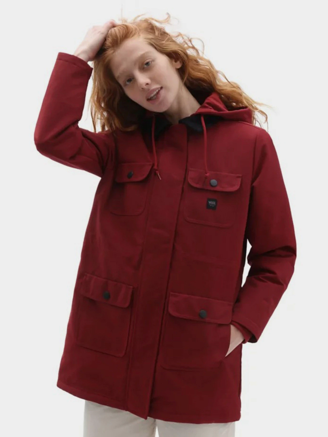 Куртки и дубленки Vans Drill Long II Chore Coat MTE модель VN0A53LRZBS1 Куртки и дубленки Vans Drill Long II Chore Coat MTE модель VN0A53LRZBS1 Фото
