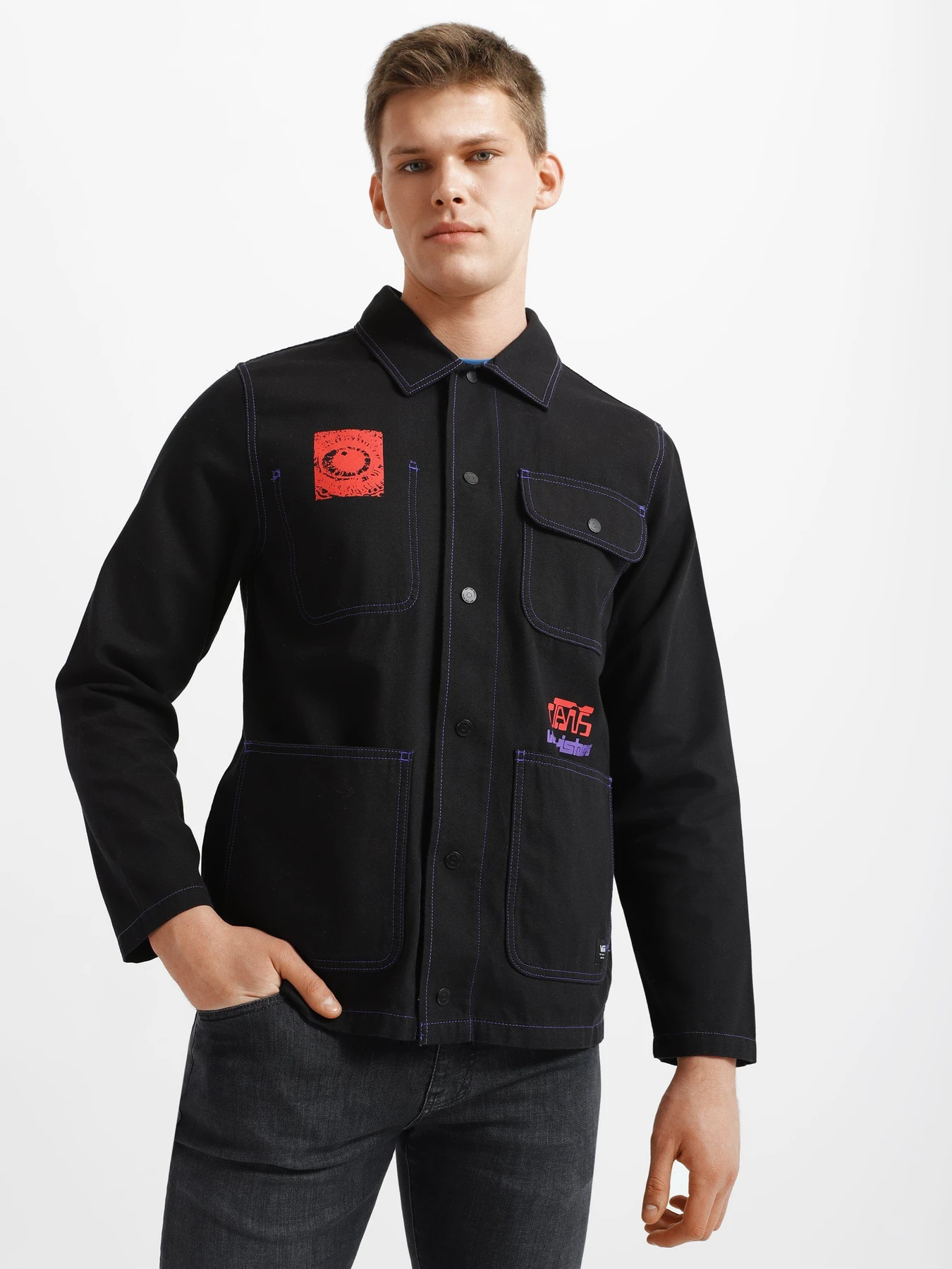 Куртки и дубленки Vans Drill Chore модель VN0A3WF140C1 Фото
