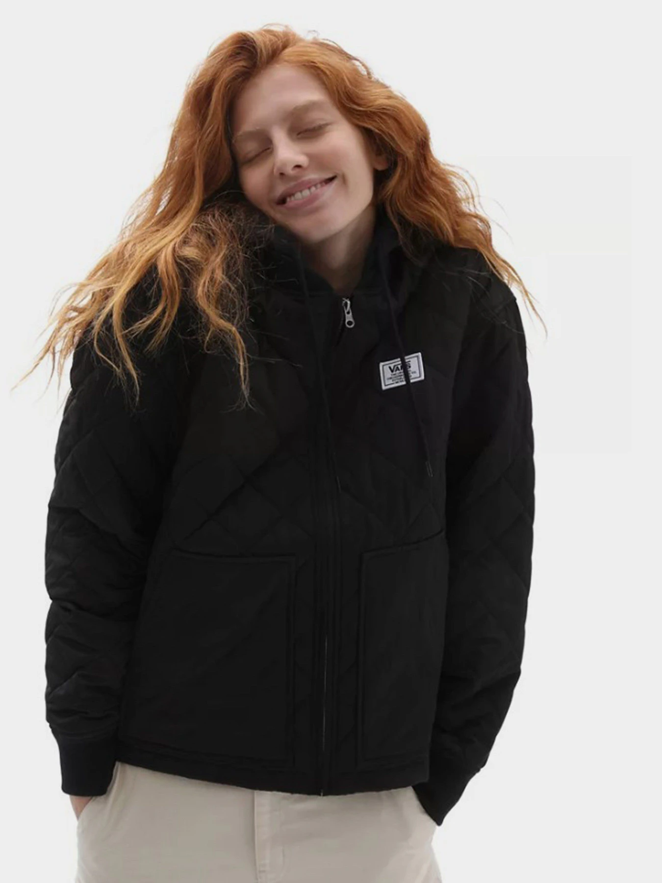 Куртки и дубленки Vans Boom Boom 66 Hood Bomber модель VN0A5JH1BLK1 Куртки и дубленки Vans Boom Boom 66 Hood Bomber модель VN0A5JH1BLK1 Фото