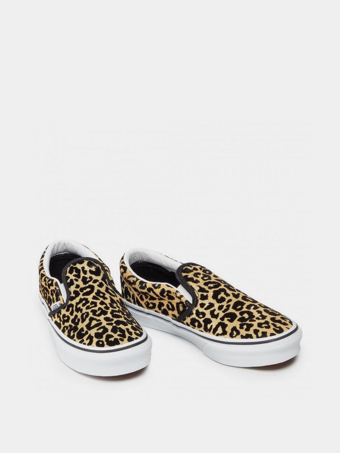 Слипоны и мокасины Vans Flocked Leopard Classic модель VN0A4UH8ABS1 Фото