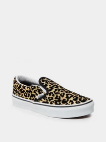 Слипоны и мокасины Vans Flocked Leopard Classic модель VN0A4UH8ABS1 Фото