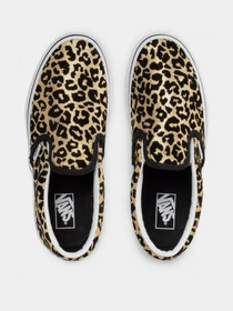 Слипоны и мокасины Vans Flocked Leopard Classic модель VN0A4UH8ABS1 Фото