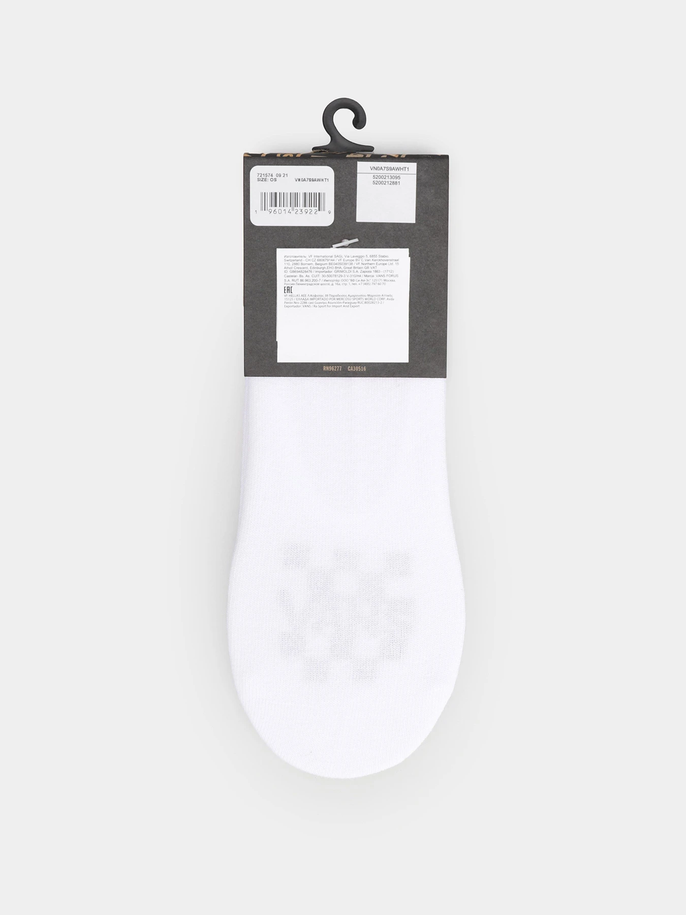 Шкарпетки та гольфи Vans Classic Canoodle модель VN0A7S9AWHT1 Фото