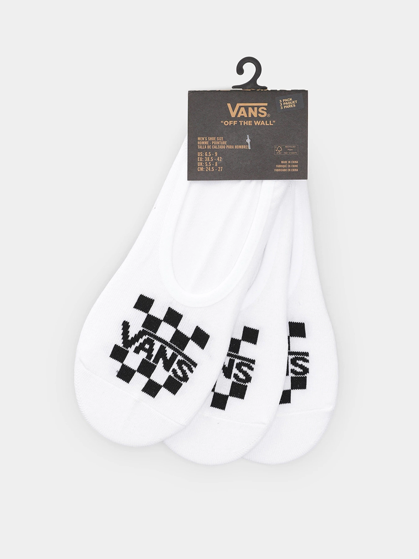 Шкарпетки та гольфи Vans Classic Canoodle модель VN0A7S9AWHT1 Фото