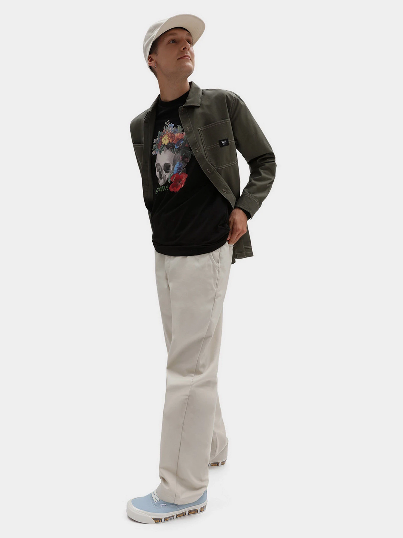 Брюки Vans Authentic Chino модель VN0A5FJB2N11 Брюки Vans Authentic Chino модель VN0A5FJB2N11 Фото