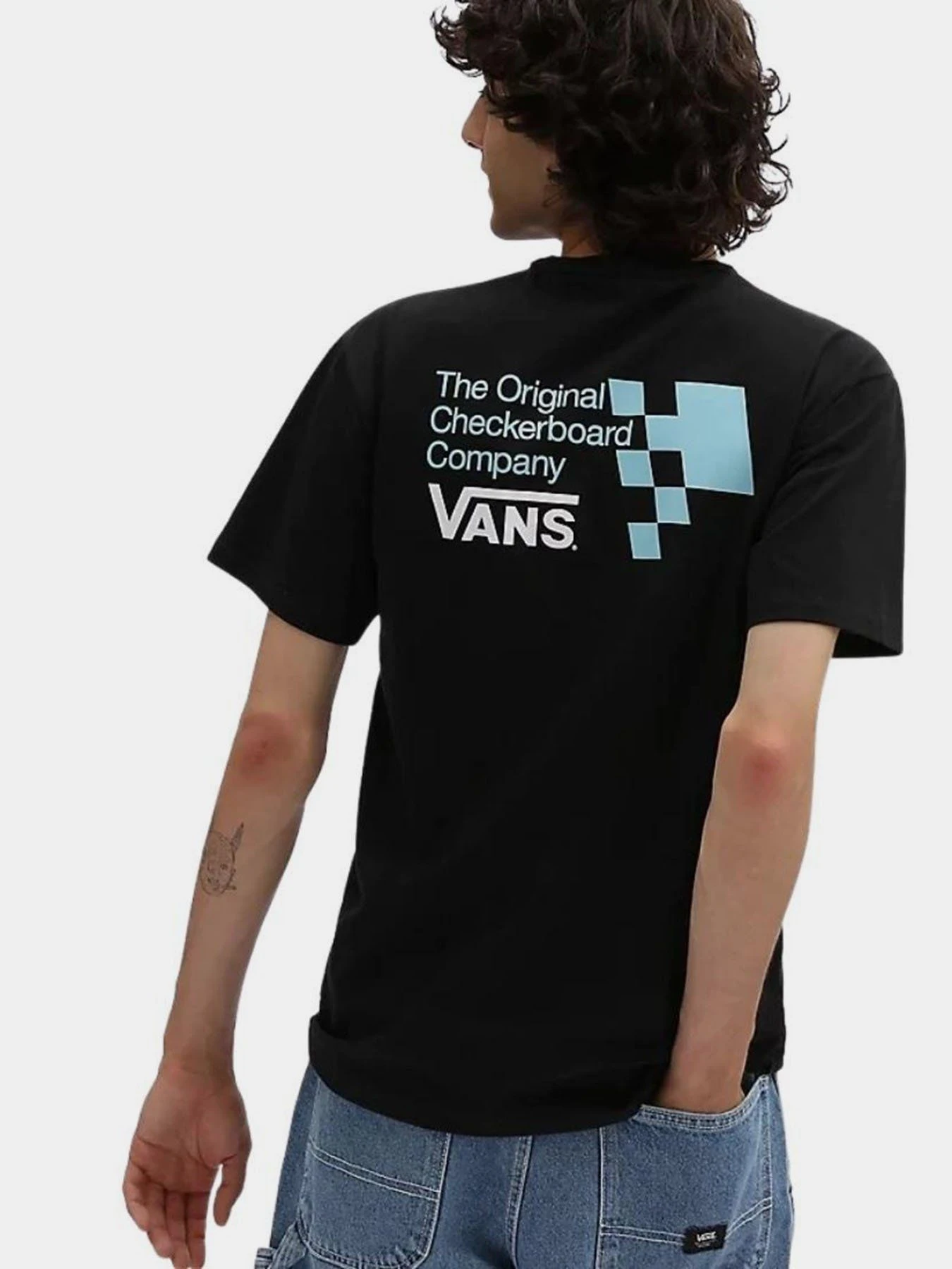 Футболки и поло Vans Off The Wall Og Checkerboard модель VN0A7PJIBLK1 Футболки и поло Vans Off The Wall Og Checkerboard модель VN0A7PJIBLK1 Фото
