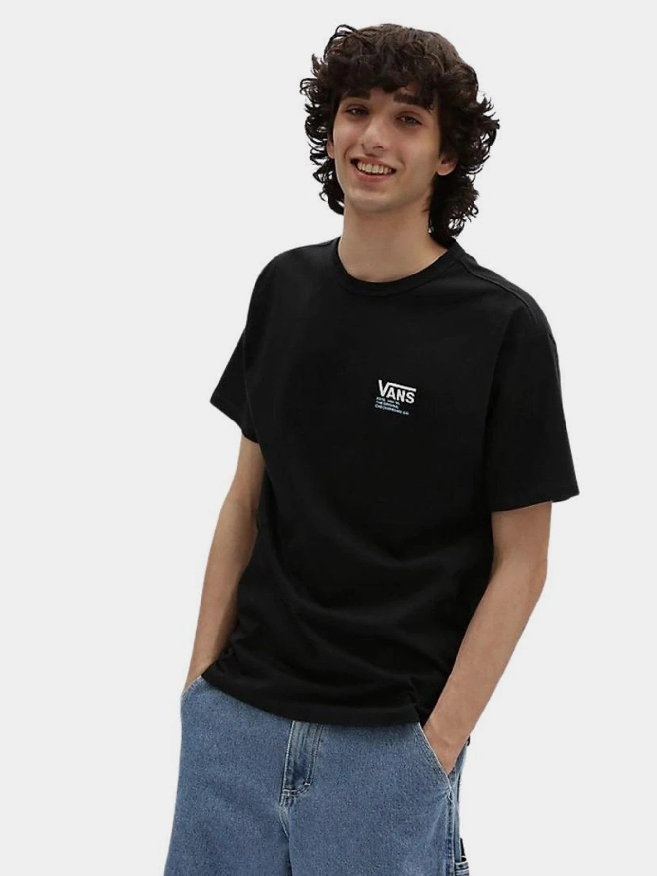Футболки и поло Vans Off The Wall Og Checkerboard модель VN0A7PJIBLK1 Футболки и поло Vans Off The Wall Og Checkerboard модель VN0A7PJIBLK1 Фото