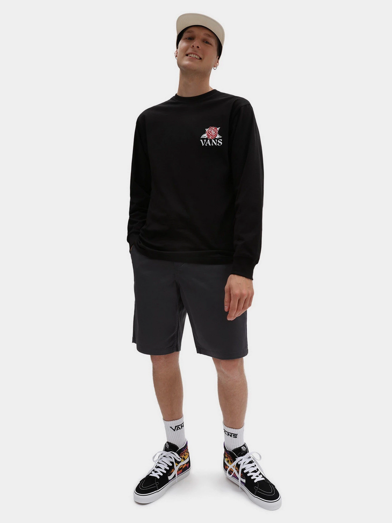 Шорти Vans Mn Authentic Relaxed модель VN0A5FJX1O71 Шорти Vans Mn Authentic Relaxed модель VN0A5FJX1O71 Фото
