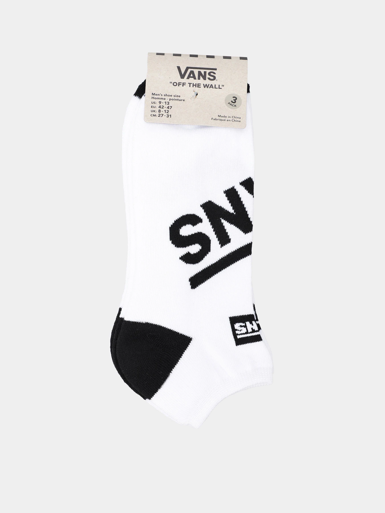 Носки и гольфы Vans No Show 42 - 47 модель VN000TLUPRR1 Носки и гольфы Vans No Show 42 - 47 модель VN000TLUPRR1 Фото