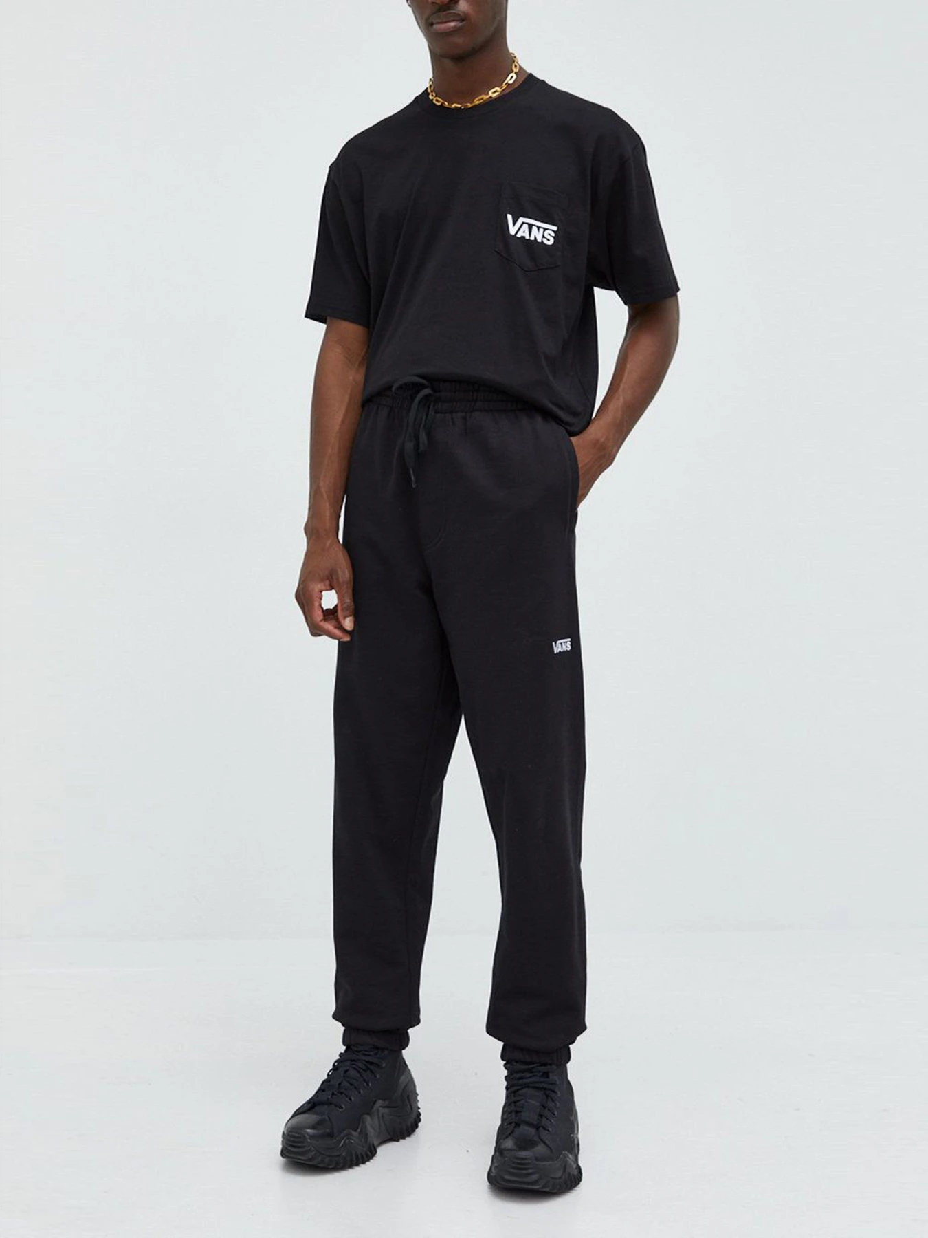 Брюки Vans Core Basic Fleece модель VN0A7YDTBLK1 Брюки Vans Core Basic Fleece модель VN0A7YDTBLK1 Фото