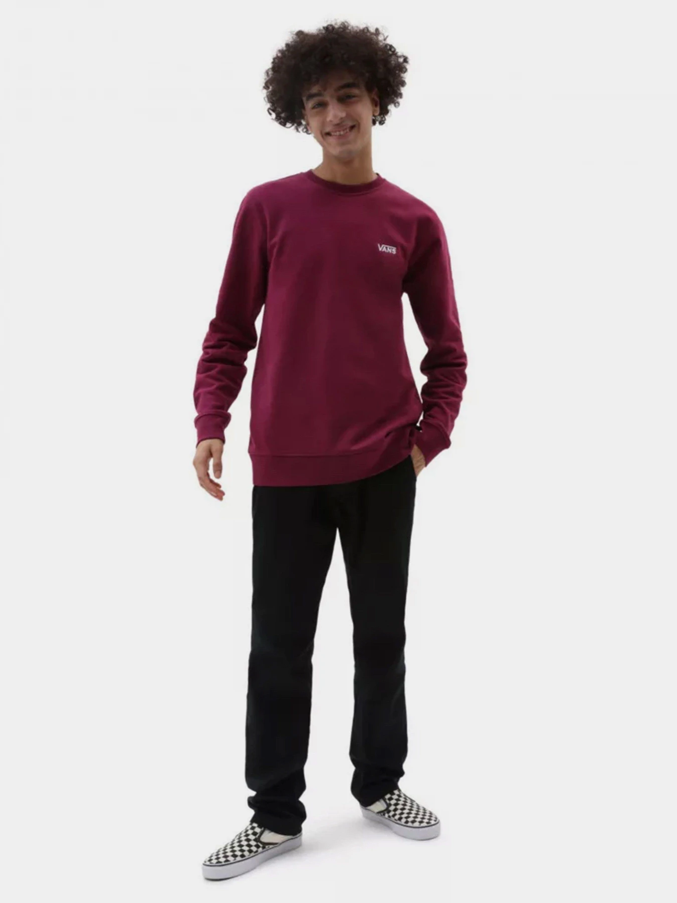 Худи и свитшоты Vans Core Basic Crew модель VN0A7YDUY7Y1 Худи и свитшоты Vans Core Basic Crew модель VN0A7YDUY7Y1 Фото