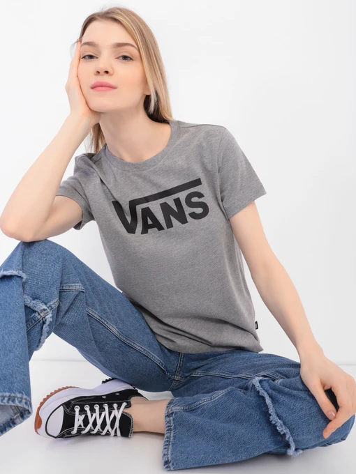 Футболки и поло Vans Flying V Crew модель VN0A3UP4GRH1 Фото