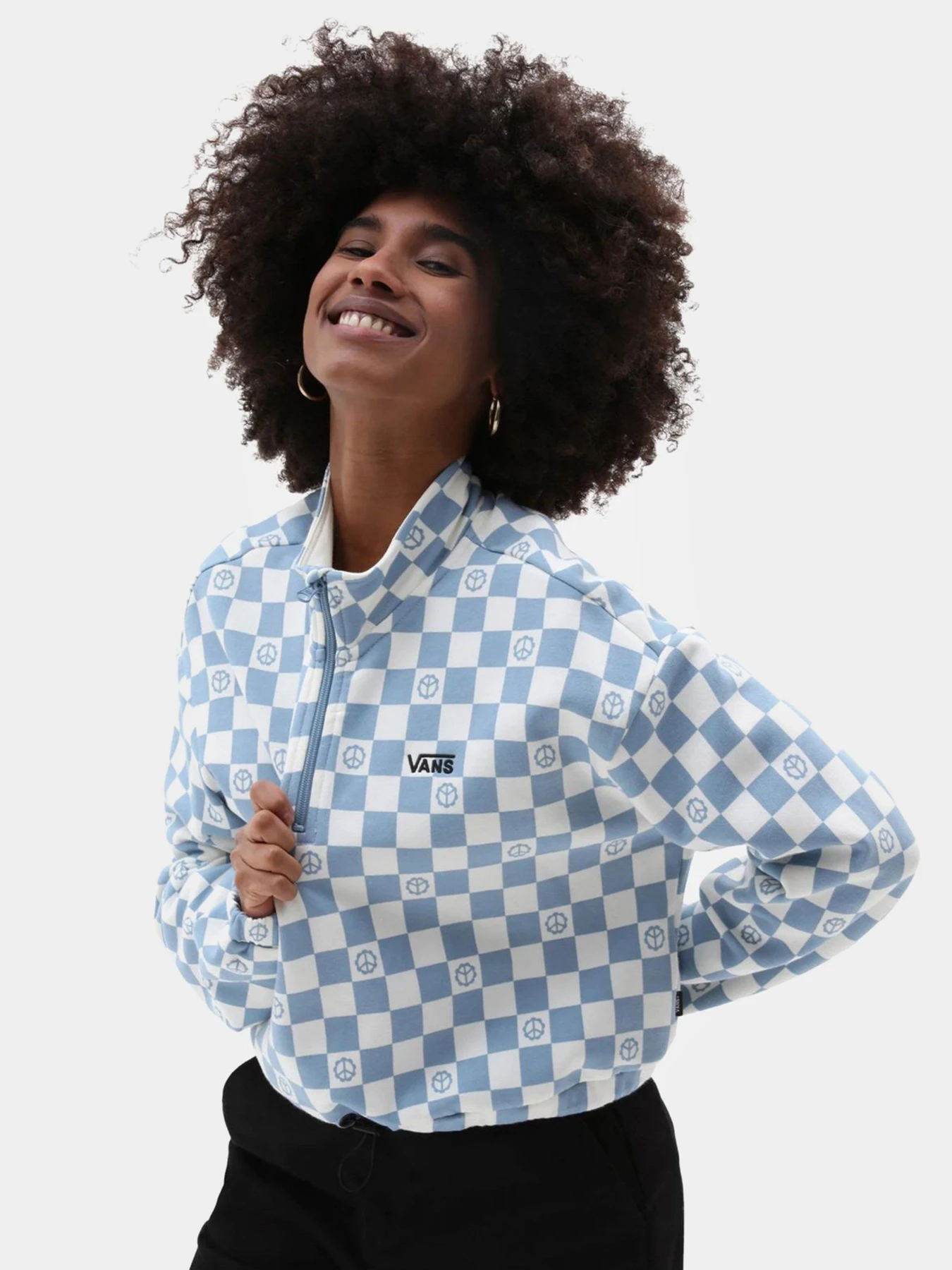 Худи и свитшоты Vans Kadin Mavi модель VN0A7YK4BD21 Худи и свитшоты Vans Kadin Mavi модель VN0A7YK4BD21 Фото