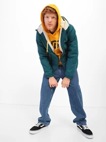 Куртки та дублянки Vans Harvard Windbreaker модель VN0A7S8WY8B1 Фото