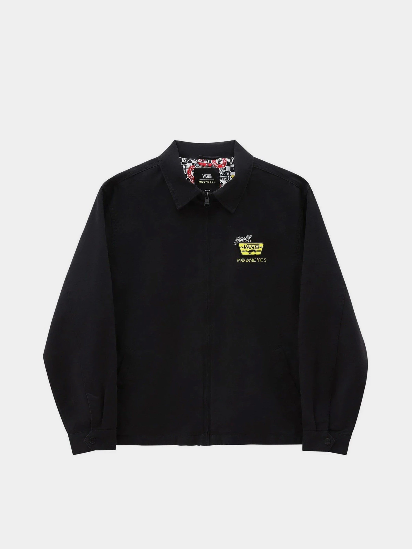Куртки та дублянки Vans X MOONEYES модель VN0000BBBLK1 Куртки та дублянки Vans X MOONEYES модель VN0000BBBLK1 Фото