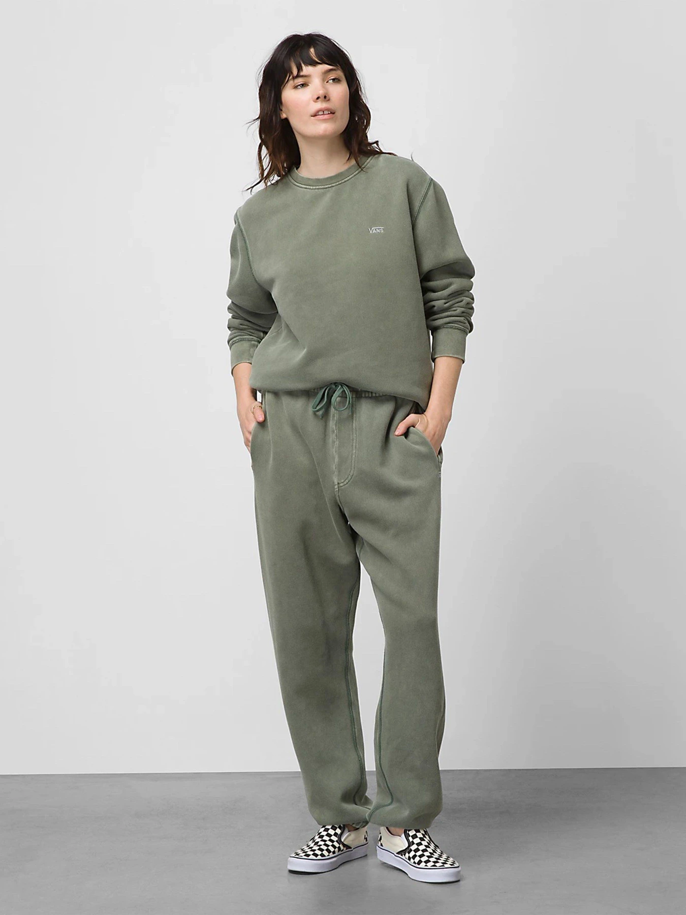 Брюки Vans ComfyCush Washed модель VN0A7YCEYQW1 Фото