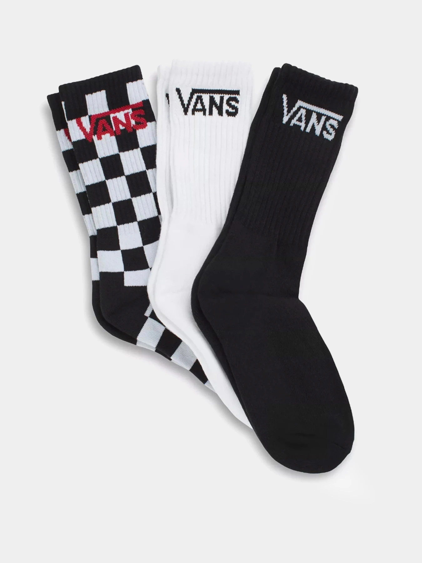 Носки и гольфы Vans Classic Crew Sock 3-Pack модель VN000YBRBKC1 Фото