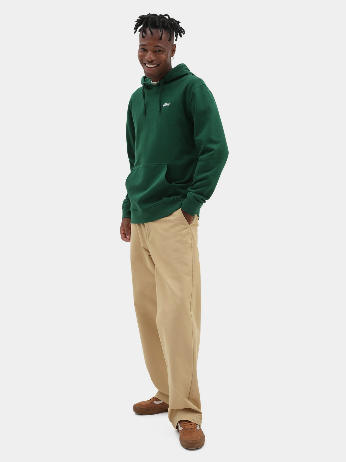 Худи и свитшоты Vans Basic Po Fleece Deep Teal модель VN0A7YDV07W1 Худи и свитшоты Vans Basic Po Fleece Deep Teal модель VN0A7YDV07W1 Фото