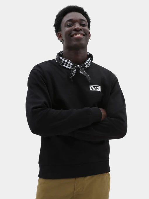 Худи и свитшоты Vans RELAXED FIT CREW модель VN0007FPBLK1 Фото